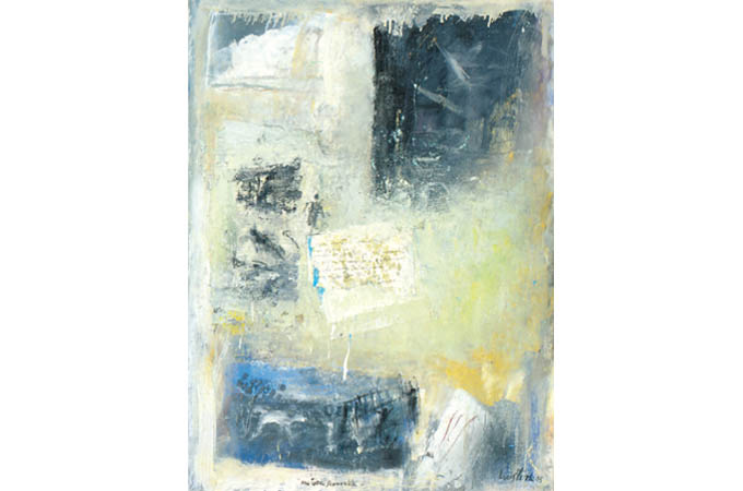 Natura sconvolta. Pensiero per John Donne - olio su tela - cm 60 x 80 - 2005